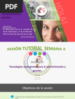 Sesión Tutorial Semana 2 Módulo 23