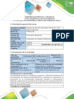 Guía de Actividades y rúbrica de evaluación - Fase 1 - Descripción y antecedentes de la evaluación de impacto ambiental (1)