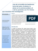 Una Revisión Concisa de La Tiroiditis de Hashimoto