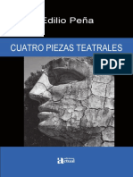 CUATRO PIEZAS TEATRALES de Edilio Peña 