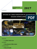 Estudio de Caracterización de Los Residuos Sólidos Municipales de La Ciudad de Moyobamba