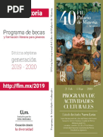 programa Feria del Libro Minería 2019