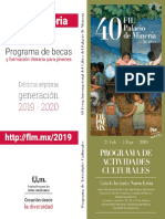 Programa Feria Del Libro Minería 2019