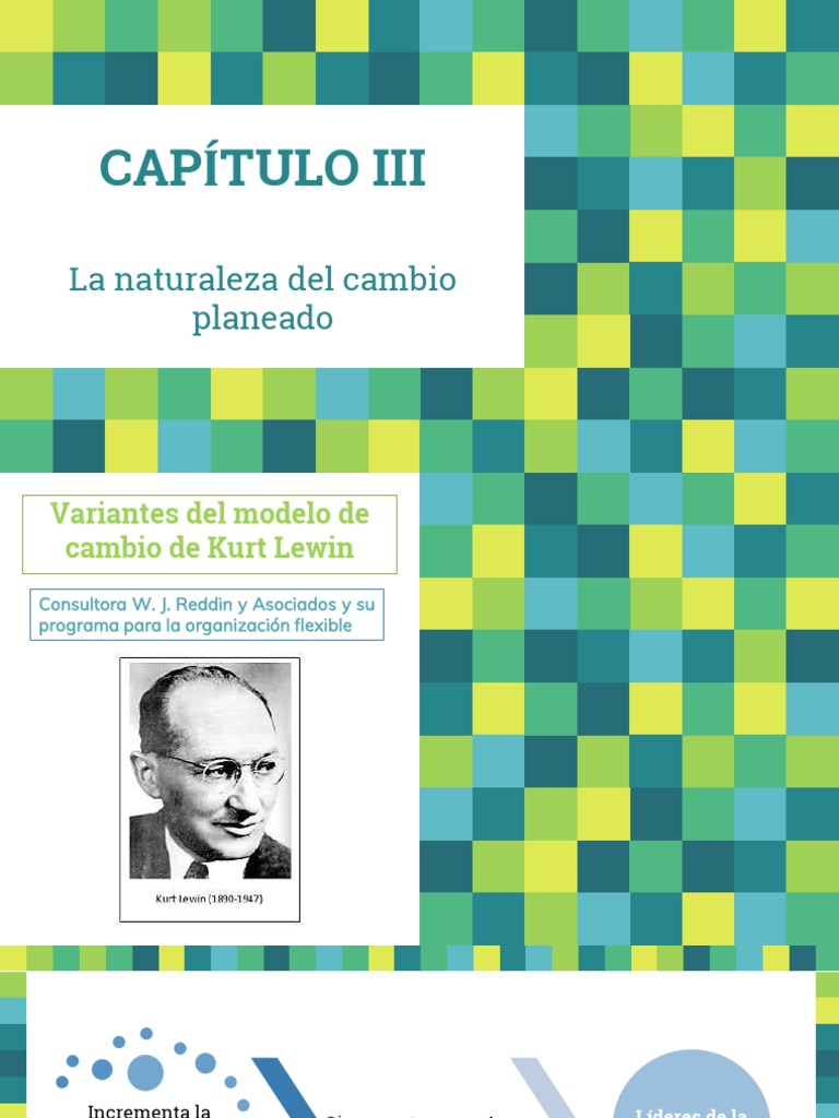 Variantes Del Modelo de Cambio de Kurt Lewin1 Liderazgo Liderazgo y tutoría