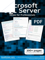 Microsoft Sq l Server Notes for Professionals