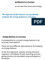 Energy Balance in Furnace
