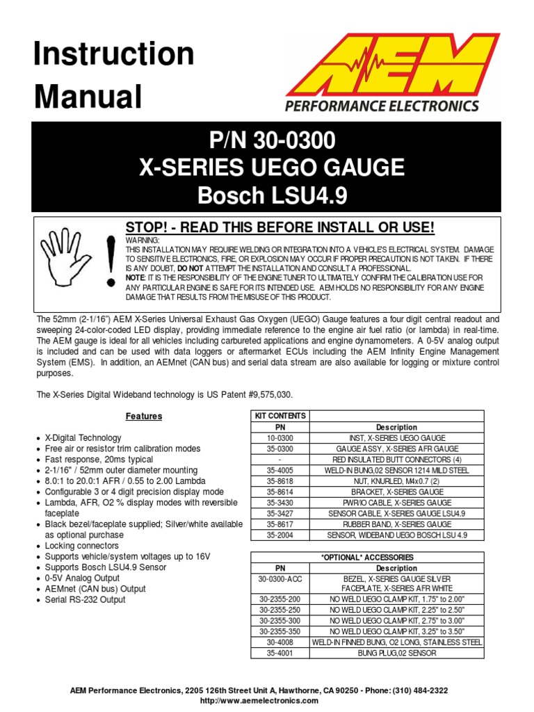 Aem X Series Wideband Wiring Diagram - pinoyfaves
