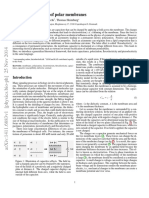 Electrical Properties of Polar Membranes: Lars D. Mosgaard, Karis A.Zecchi, Thomas Heimburg