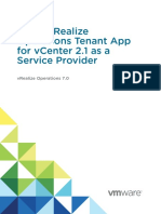 Using VROps Tenant App For VCenter As A Service Provider