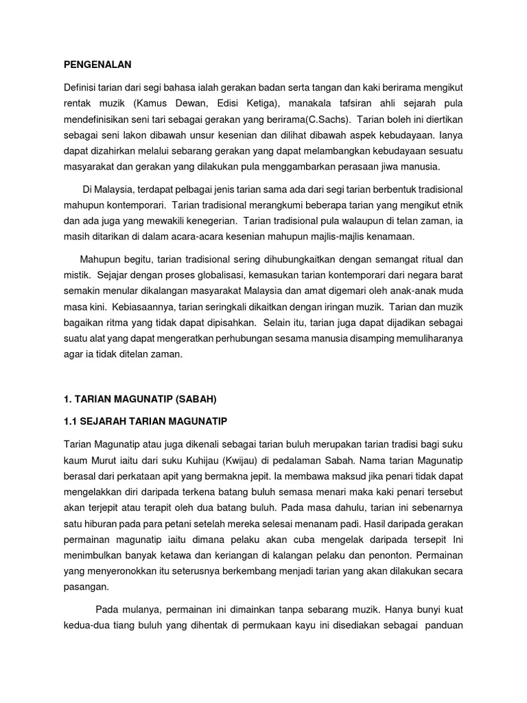 Tarian Tradisional  PDF
