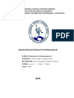 Informe Final de Prácticas Pre III PDF