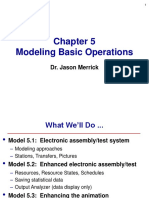 Modeling Basic Operations: Dr. Jason Merrick