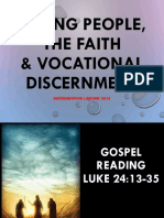 Young People, The Faith & Vocational Discernment: Instrumentum Laboris 2018