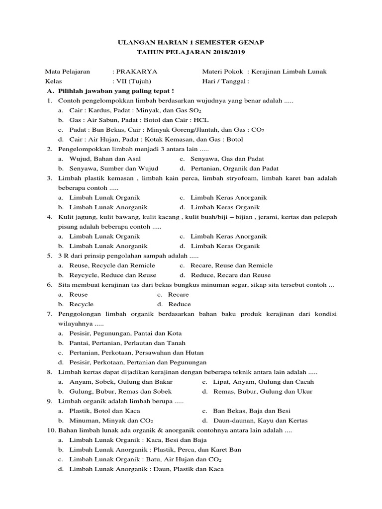 Rangkuman Prakarya Kelas 7 Semester 2 Bab 1 Arli Blog Rangkuman Prakarya Kelas 7 Semester 2 Bab 1 Arli Blog