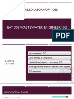 Open-Ended Laboratory (Oel) : Eat 303 Wastewater Engineering