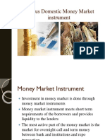 Various Domestic Money Market - Sablaon JM - MT