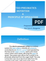 Electro-Pneumatics & Principle of Operation: Prepared By: Kim Syro S. Borgonia