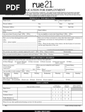 Job Application