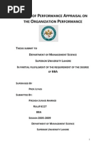 Performance Apprasial Thesis