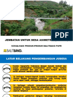 Jembatan Gantung Untuk Pedesaaan (JUDESA)