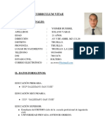 CV ingeniero civil estudiante Trujillo