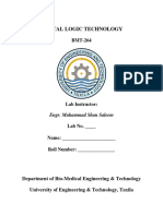 Digital Logic Technology: Engr. Muhammad Shan Saleem