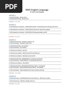 9093 English Language - Progress Tracker