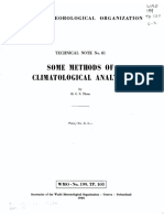 Some Methods of Climatological Analysis - WMO 1966 PDF