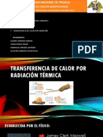 Trabajo de Transferencia de Calor Por Radiación Térmica