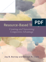 Resource Based Theory Creating and Sustaining Competitive Advantage PDF