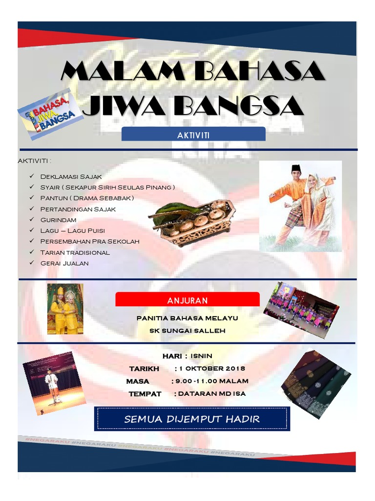 Poster Minggu Bahasa Jiwa Bangsa Pdf