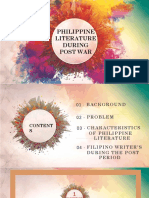 Philippine Literature During Post War