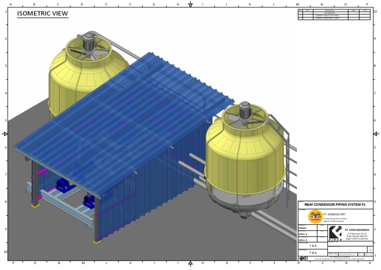 R&M Condenser Piping System Drawing | PDF | Teaching Mathematics
