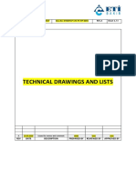 Technical Drawings and Lists: Mazidaği Fertilizer Complex Project Doc - No: ETBMFCP-CTS-PI-ITP-0001 Rev.A Sheet 1 / 3