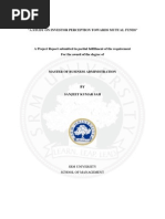Download Project on Perception Towards Mutual Fund by Sanjeet Kumar SN40014250 doc pdf