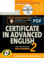 Cambridge Certificate in Advanced English 2