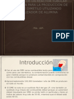 MODELADO DE UN REACTOR TUBULAR DE CAMA FIJA PARA LA PRODUCCIÓN DE ÉTER DE DIMETILO UTILIZANDO CATALIZADOR DE ALUMINA.pptx