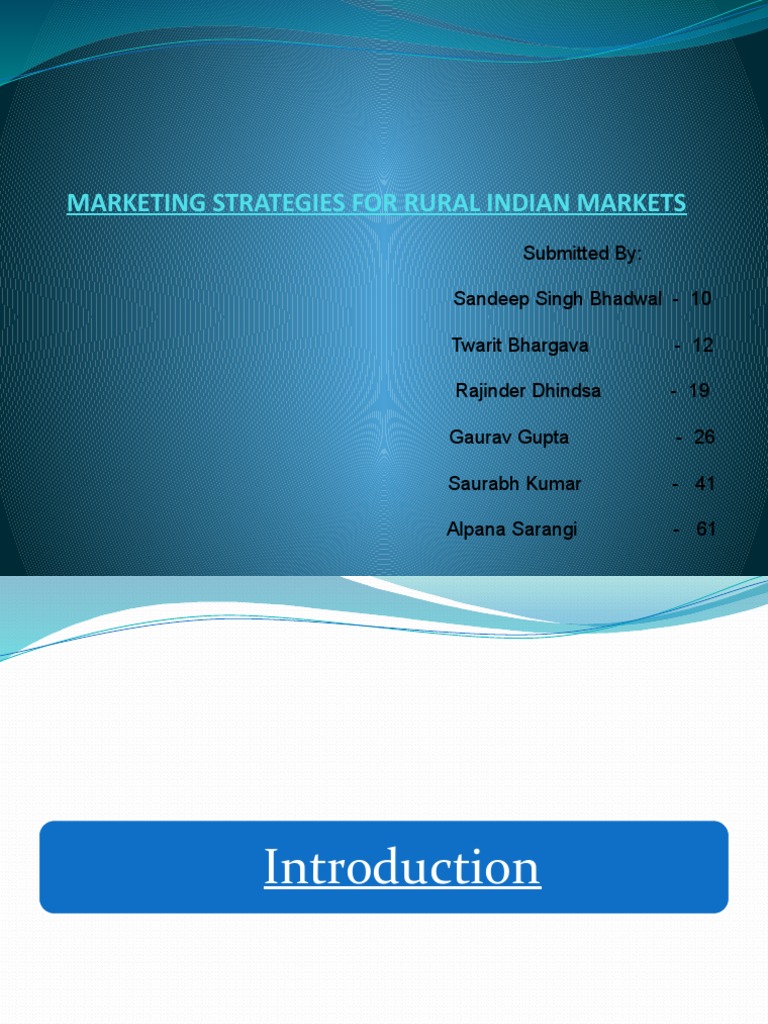 Rural Marketing Strategies in India | PDF | Pricing | Brand