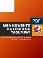Mga Kwento Sa Likod NG Tagumpay-The Sdo Quirino Accomplishment Report