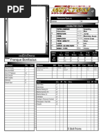 Mekton Zeta - Character Sheet PDF