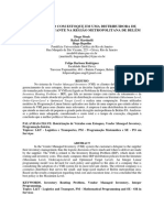 Roteirização Com Estoque em Uma Distribuidora de Cosméticos Atuante Na Região Metropolitana de Belém