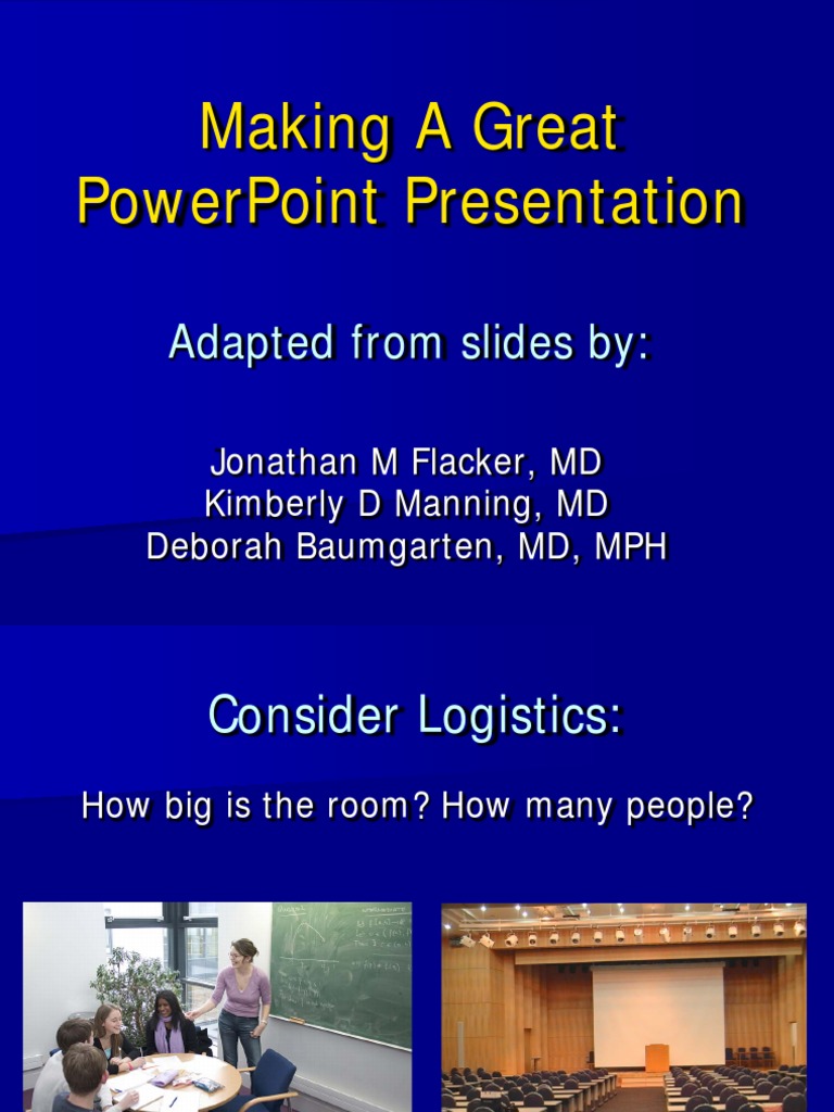 PowerPoint Presentation Tips | PDF | Typefaces | Graphics