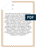 Cell Division: Types, Phases and Stages Explained in 40 Characters