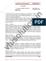 Mba-Iv-International Human Resource Management (14mbahr409) - Notes PDF
