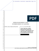 19-02-16 Apple-Qualcomm Joint Pretrial Brief