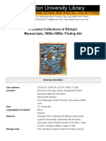 Princeton Collections of Ethiopic Manuscripts PDF