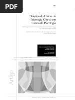 Artigo - Desafios de Ensino de Psicologia Clinica Em Cursos de Psicologia