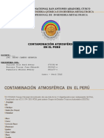 Contaminacion Atmosferica en El Peru