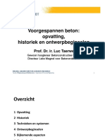 Voorgespannen Beton Opvatting, Historiek en Ontwerpbeginselen (L.TAERWE (2014) ) PDF