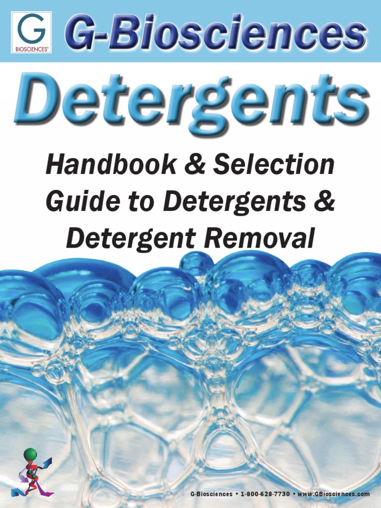 Handbook & Selection Guide To Detergents & Detergent Removal PDF